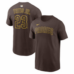 Fernando Tatis Jr. San Diego Padres Nike  Name & Number T-Shirt - Brown - Nike Discount