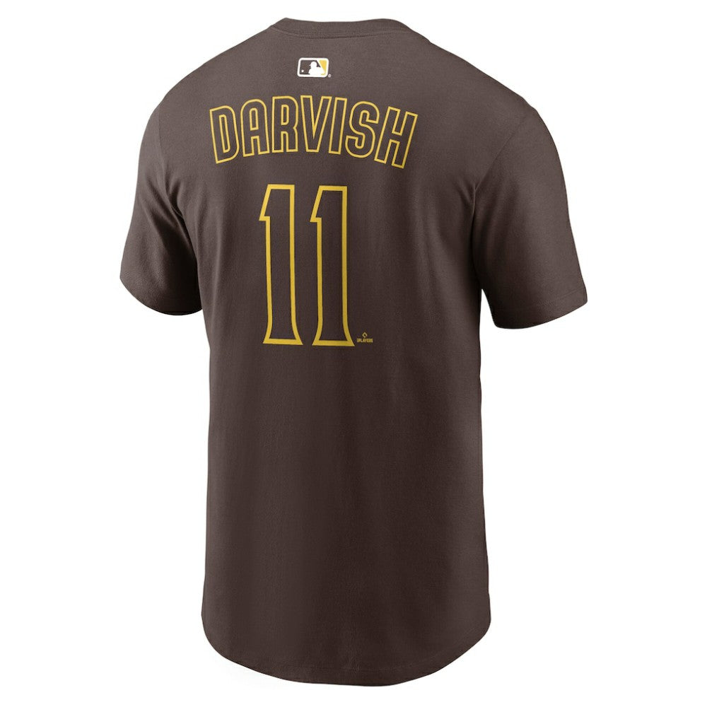 Yu Darvish San Diego Padres Nike  Name & Number T-Shirt - Brown - Nike Discount