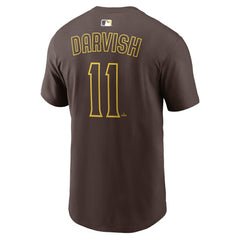 Yu Darvish San Diego Padres Nike  Name & Number T-Shirt - Brown - Nike Discount