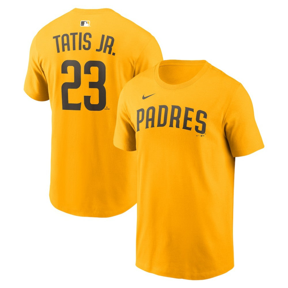 Fernando Tatis Jr. San Diego Padres Nike Name & Number T-Shirt - Gold - Nike Online