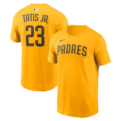Fernando Tatis Jr. San Diego Padres Nike Name & Number T-Shirt - Gold - Nike Online