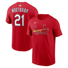 Lars Nootbaar St. Louis Cardinals Nike Home Name & Number T-Shirt - Red - Nike Online