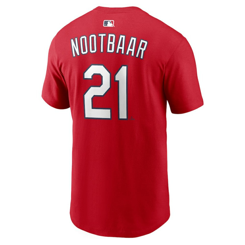 Lars Nootbaar St. Louis Cardinals Nike Home Name & Number T-Shirt - Red - Nike Online