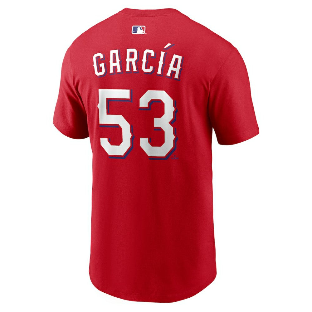 Adolis Garcia Texas Rangers Nike  Name & Number T-Shirt - Red - Nike on Sale