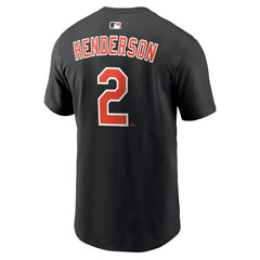 Gunnar Henderson Baltimore Orioles Nike Name & Number T-Shirt - Black - Nike Lifestyle
