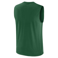 Nike New York Jets Large Logo Lightweight Dri-FIT Muscle Tank Top Green