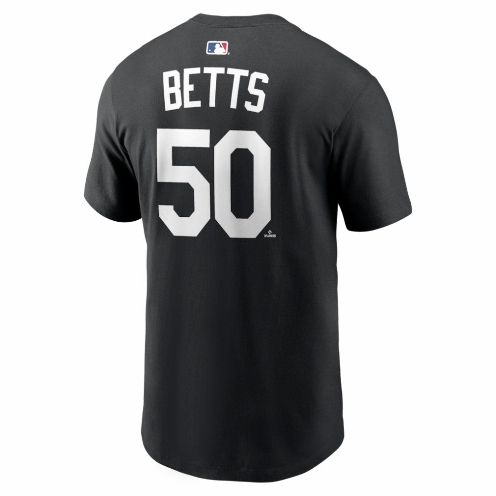 Mookie Betts Los Angeles Dodgers Nike Name & Number T-Shirt - Black - Nike on Sale