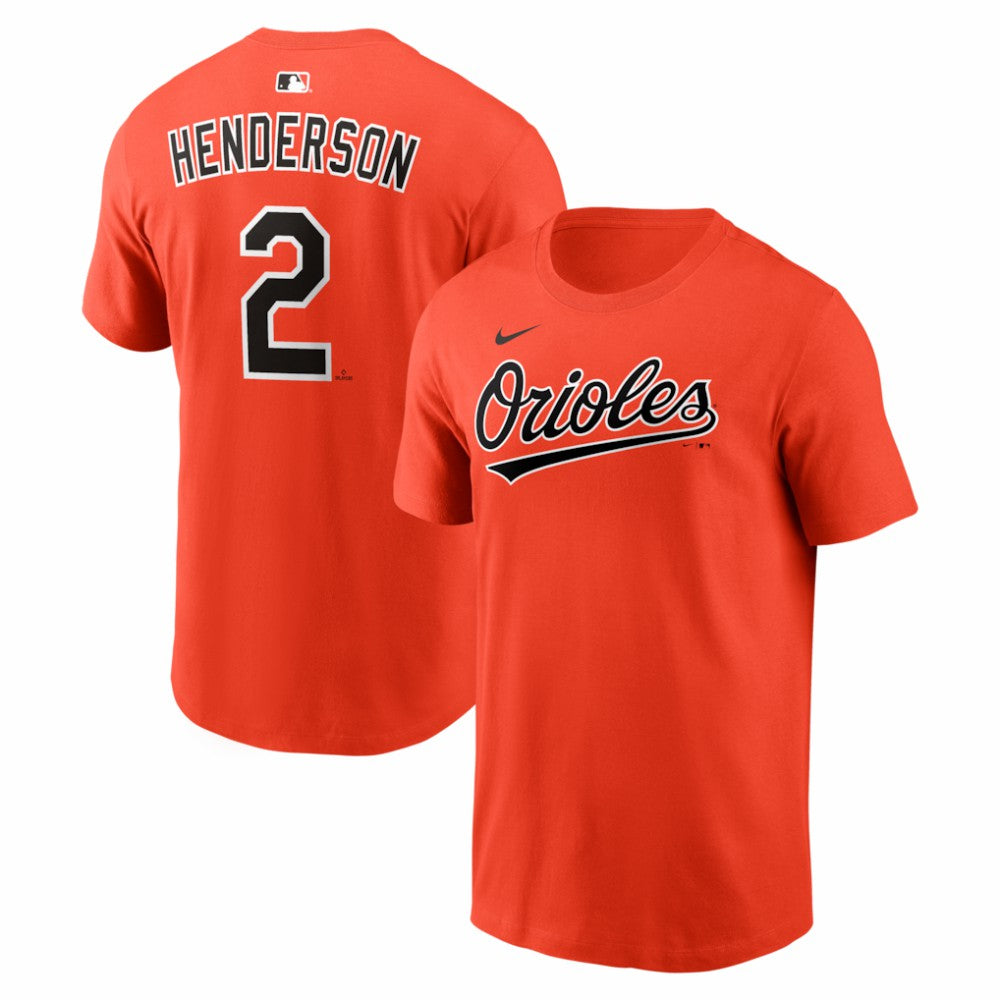 Gunnar Henderson Baltimore Orioles Nike  Name & Number T-Shirt - Orange - Nike Sale