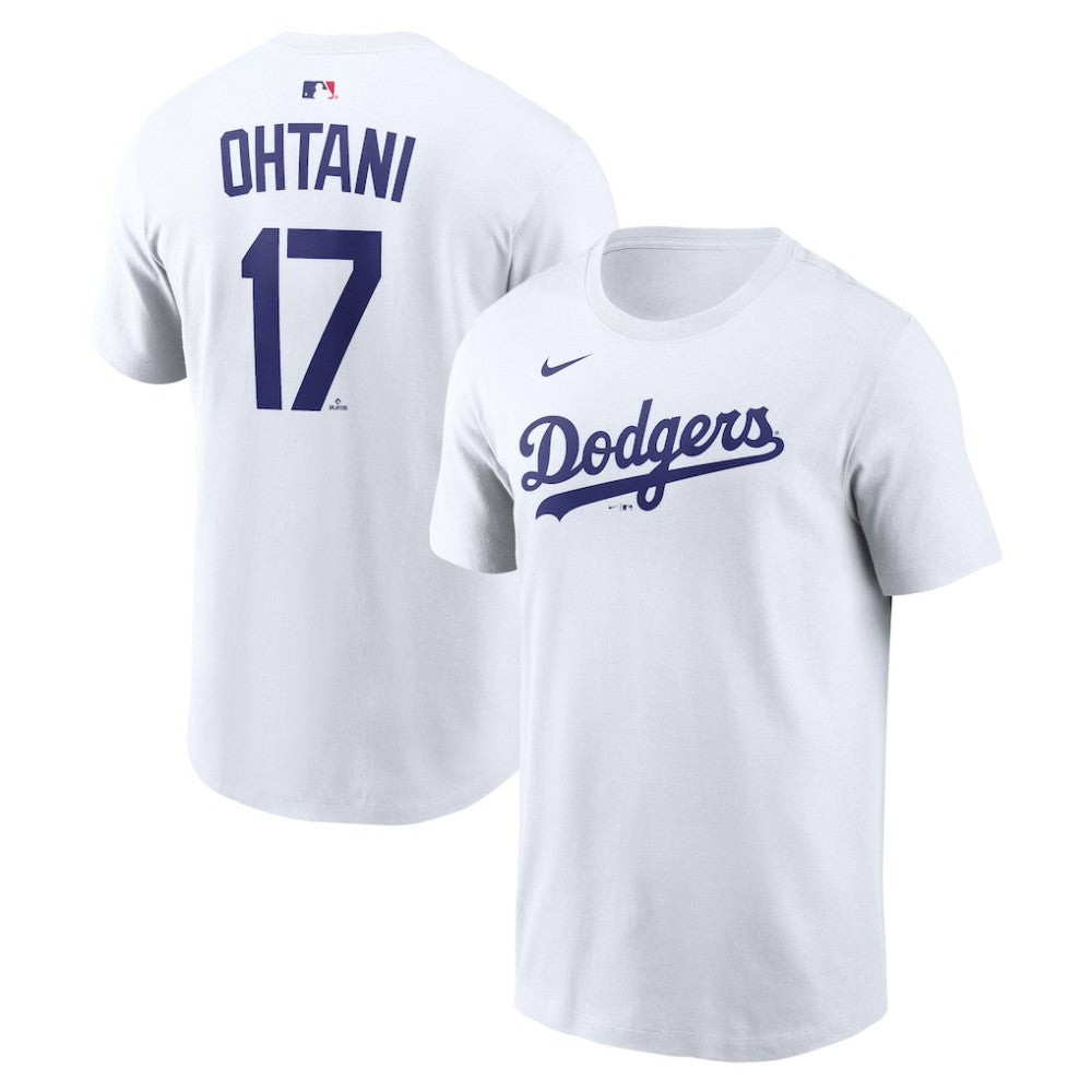 Shohei Ohtani Los Angeles Dodgers Nike Name & Number T-Shirt - White - Nike Discount