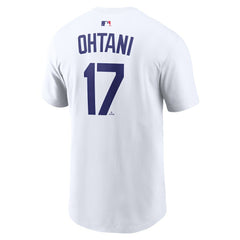 Shohei Ohtani Los Angeles Dodgers Nike Name & Number T-Shirt - White - Nike Discount