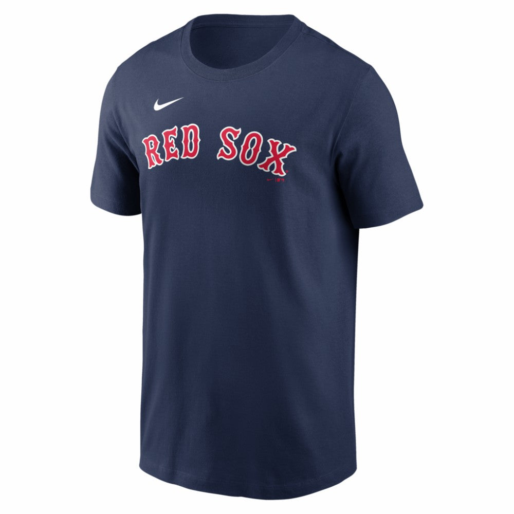 Jarren Duran Boston Red Sox Nike Home Name & Number T-Shirt - Navy - Nike on Sale
