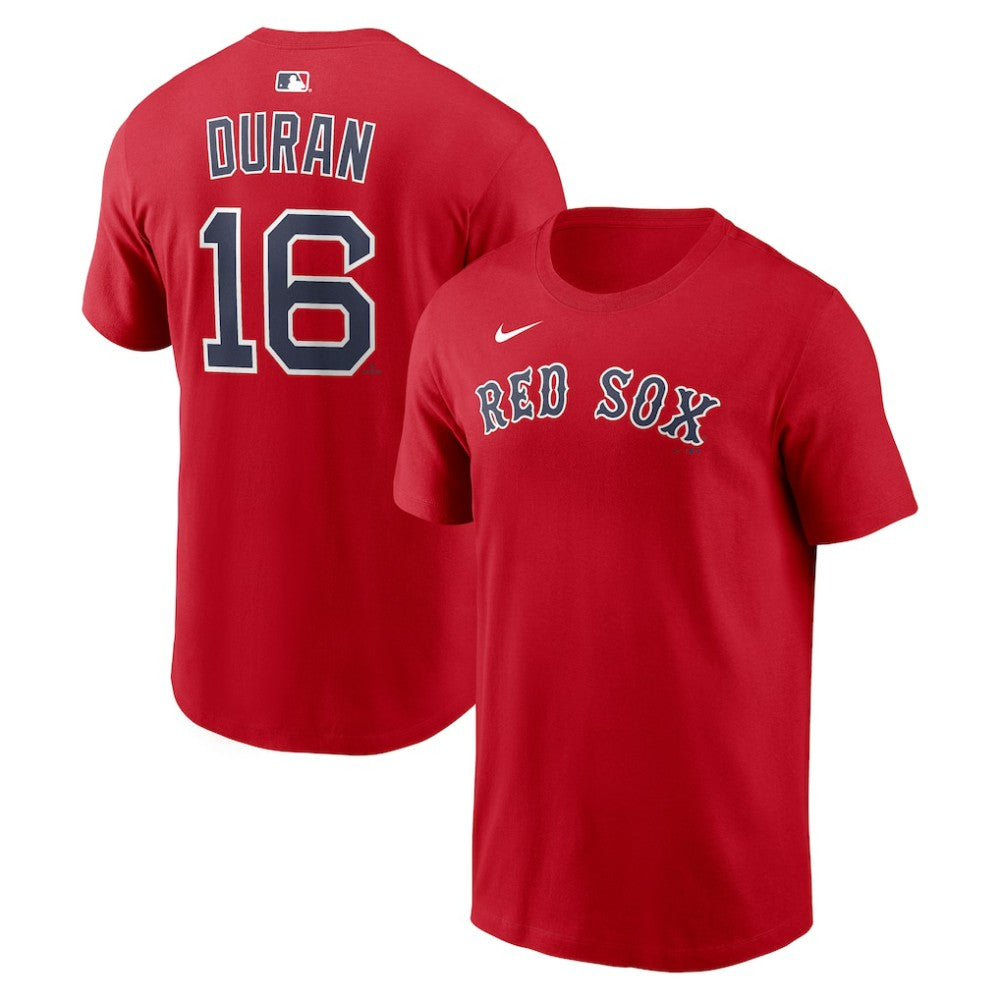Jarren Duran Boston Red Sox Nike Name & Number T-Shirt - Red - Nike Lifestyle