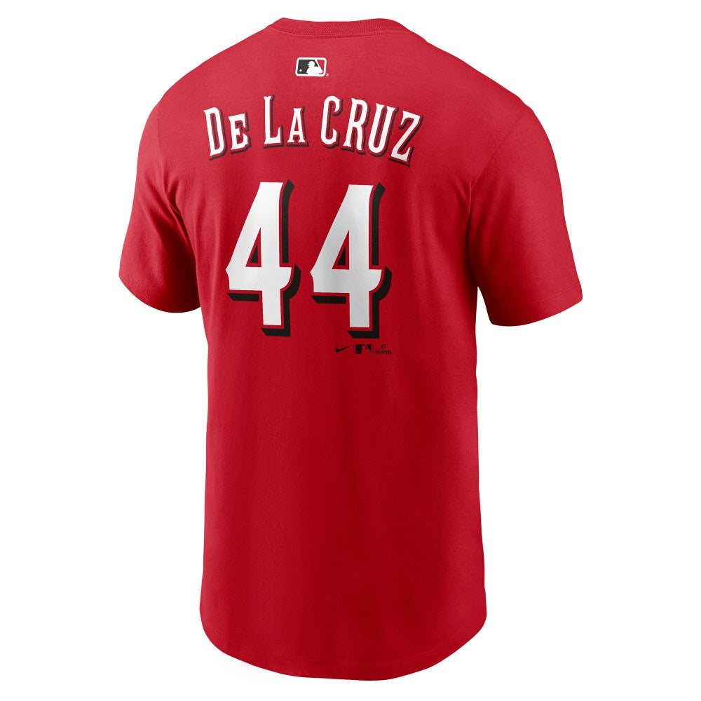 Elly De La Cruz Cincinnati Reds Nike Home Name & Number T-Shirt - Red - Nike Sale