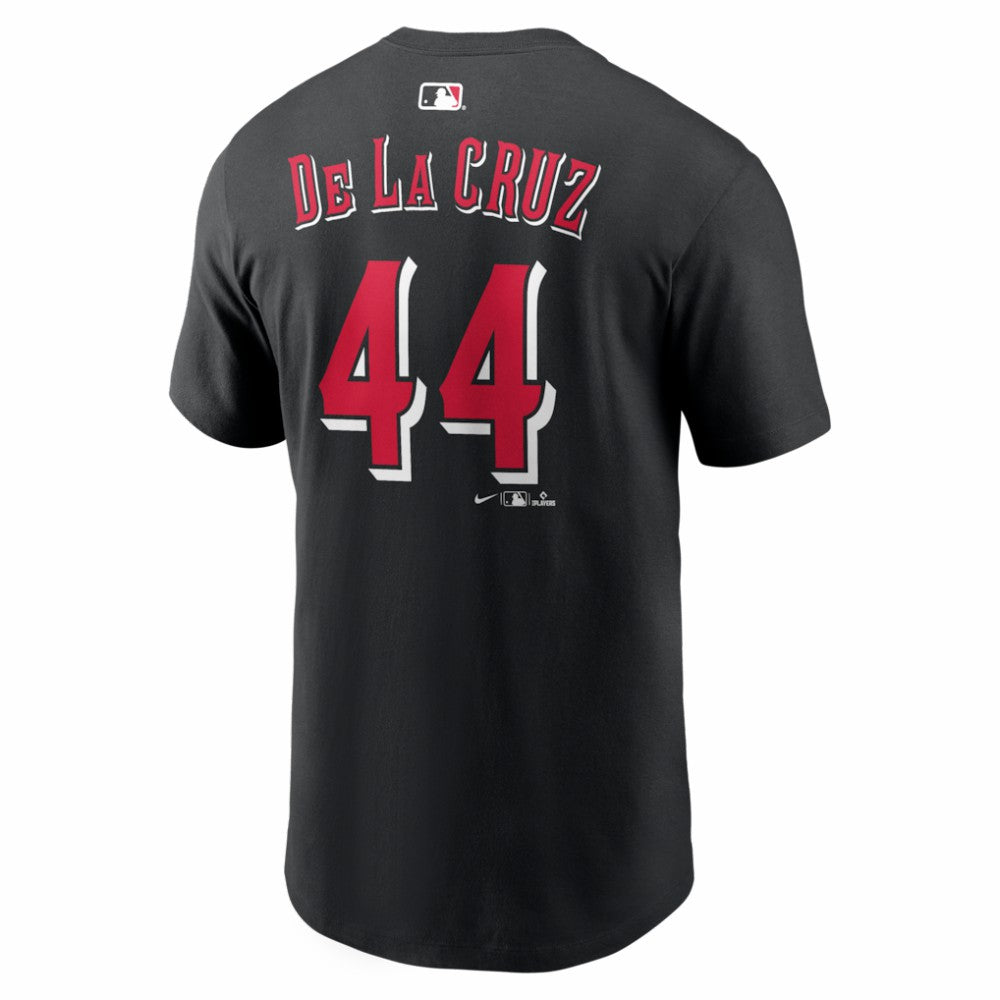 Elly De La Cruz Cincinnati Reds Nike Name & Number T-Shirt - Black - Nike Online