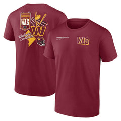 Fanatics Washington Commanders Split Zone T-Shirt Burgundy