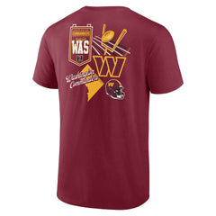 Fanatics Washington Commanders Split Zone T-Shirt Burgundy