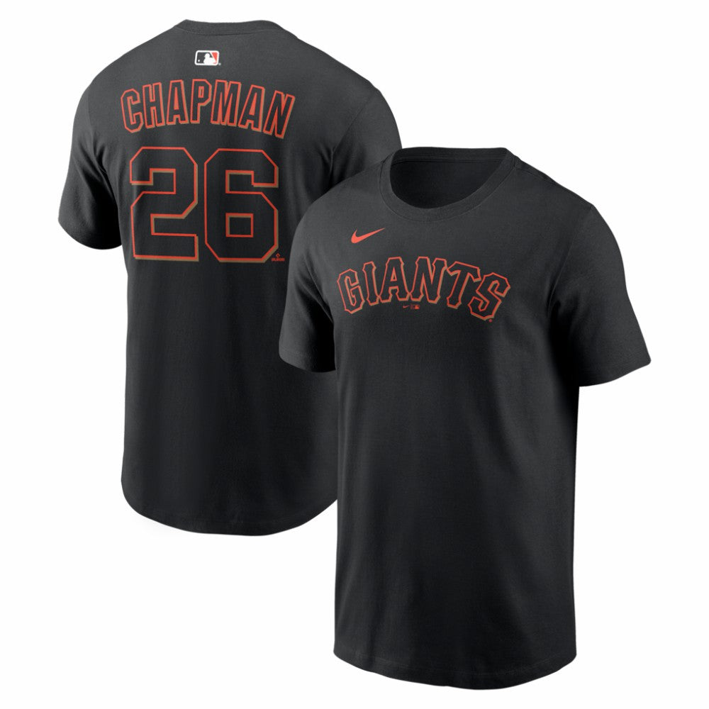 Matt Chapman San Francisco Giants Nike Home Name & Number T-Shirt - Black - Nike Online