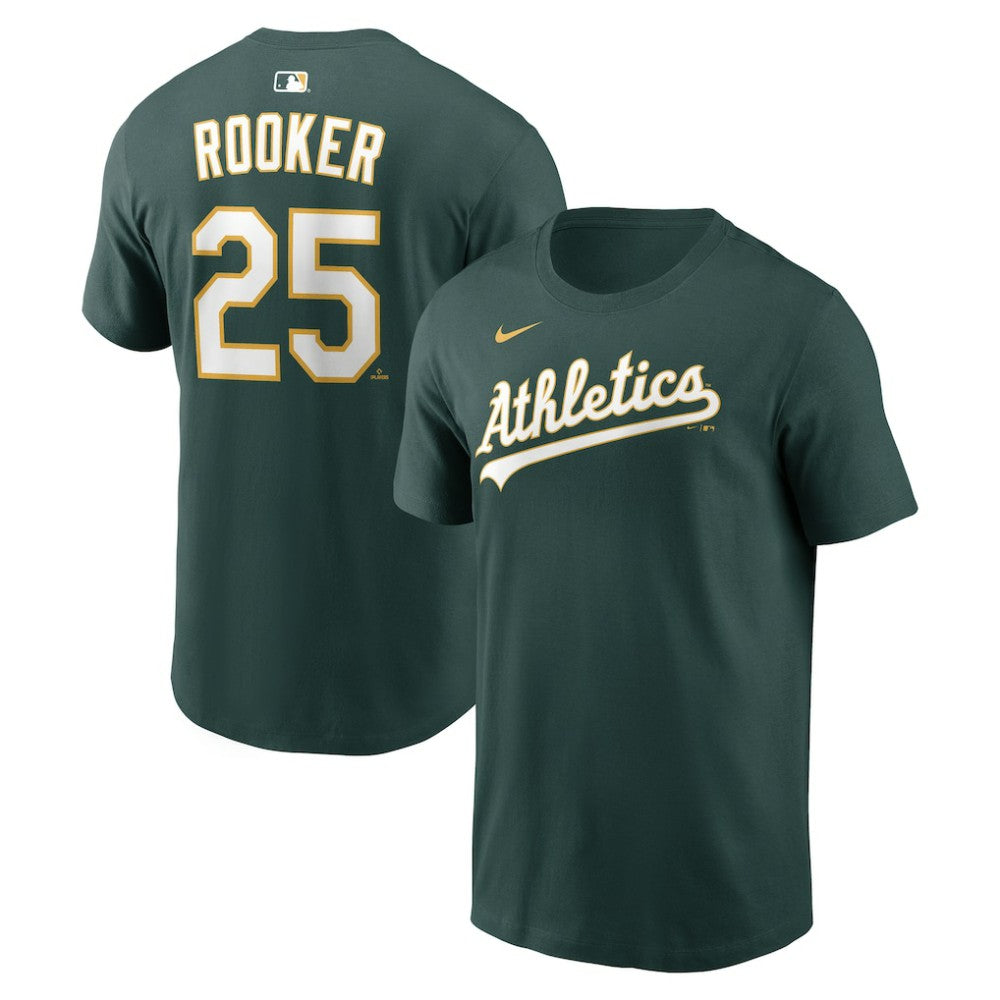 Brent Rooker Athletics Nike Home Name & Number T-Shirt - Green - Nike Sale