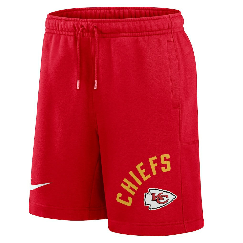 Nike Kansas City Chiefs Arched Kicker Shorts Red