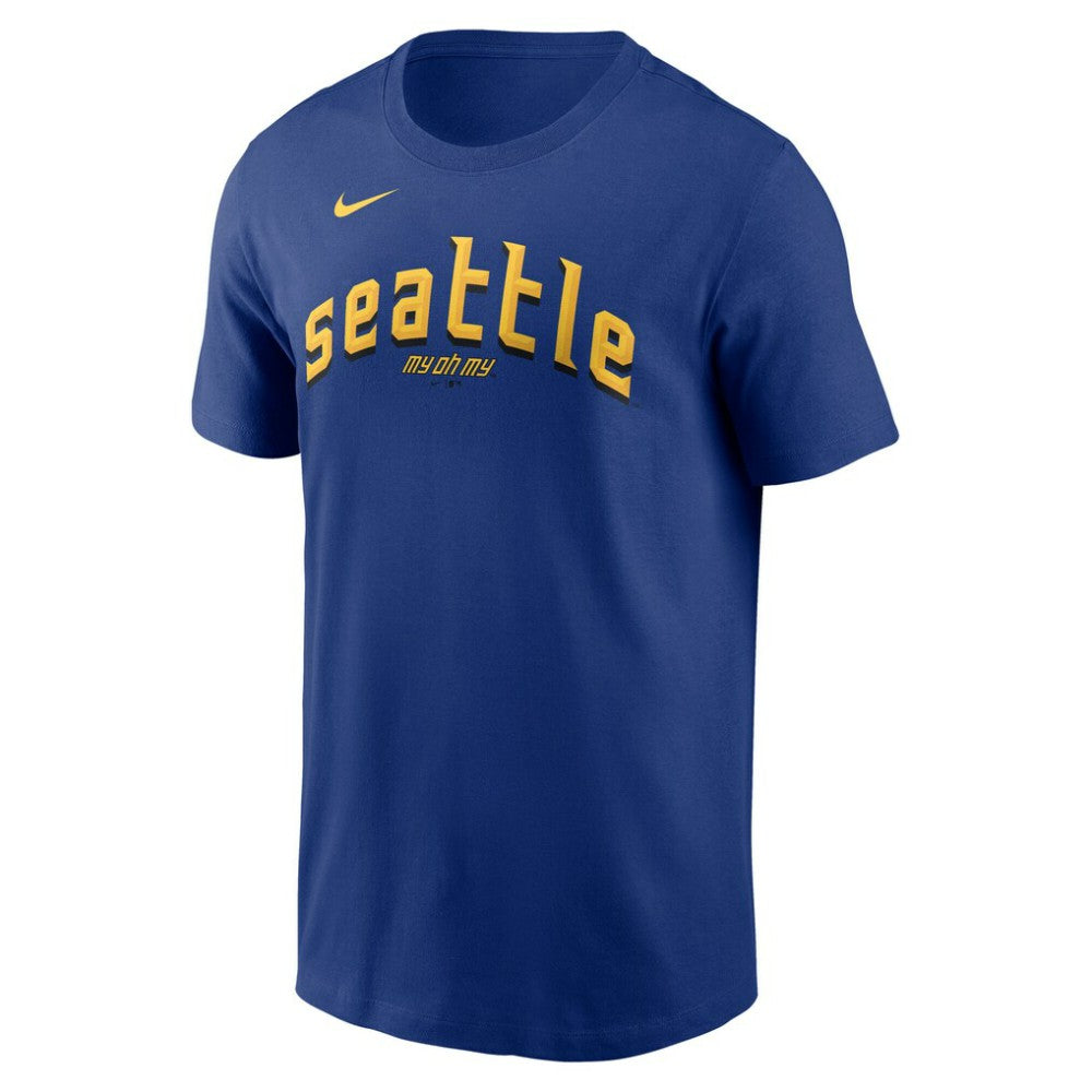 Julio Rodríguez Seattle Mariners Nike City Connect Name & Number T-Shirt - Royal - Nike Lifestyle