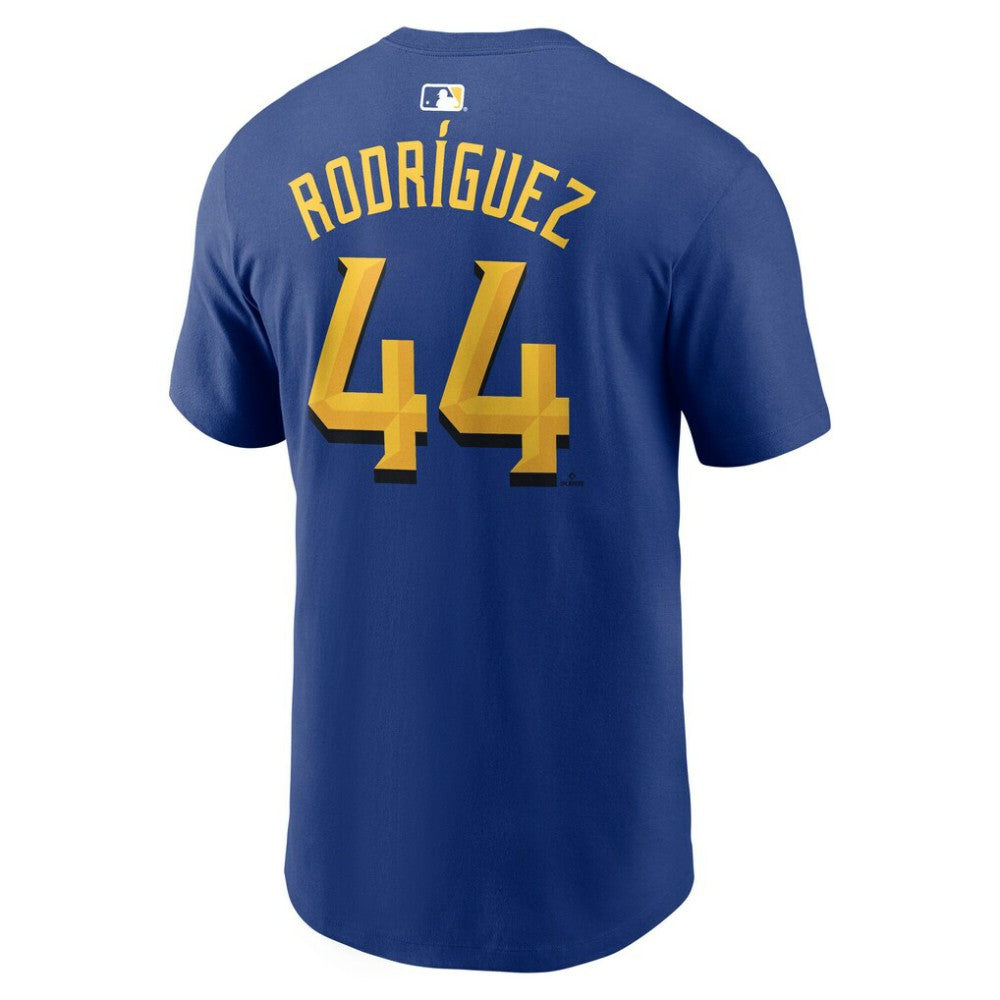 Julio Rodríguez Seattle Mariners Nike City Connect Name & Number T-Shirt - Royal - Nike Lifestyle