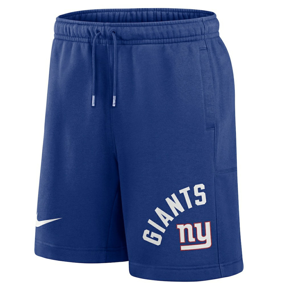 Nike New York Giants Arched Kicker Shorts Royal