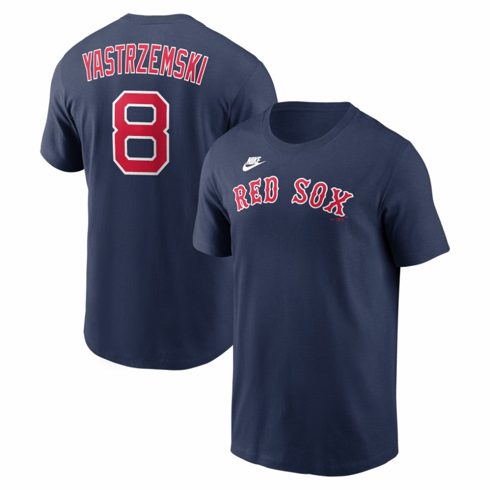 Carl Yastrzemski Boston Red Sox Nike Cooperstown Collection Name & Number T-Shirt - Navy - Nike Discount