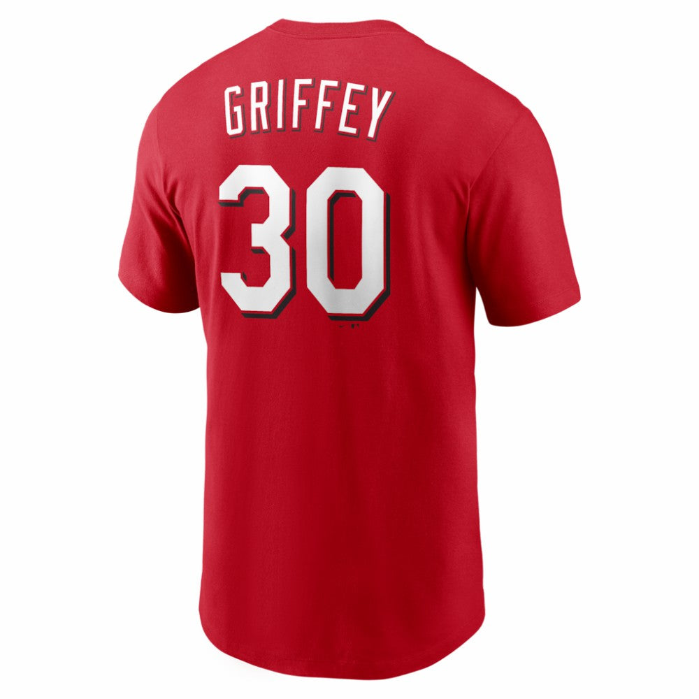 Ken Griffey Jr. Cincinnati Reds Nike Cooperstown Collection Name & Number T-Shirt - Red - Nike Lifestyle