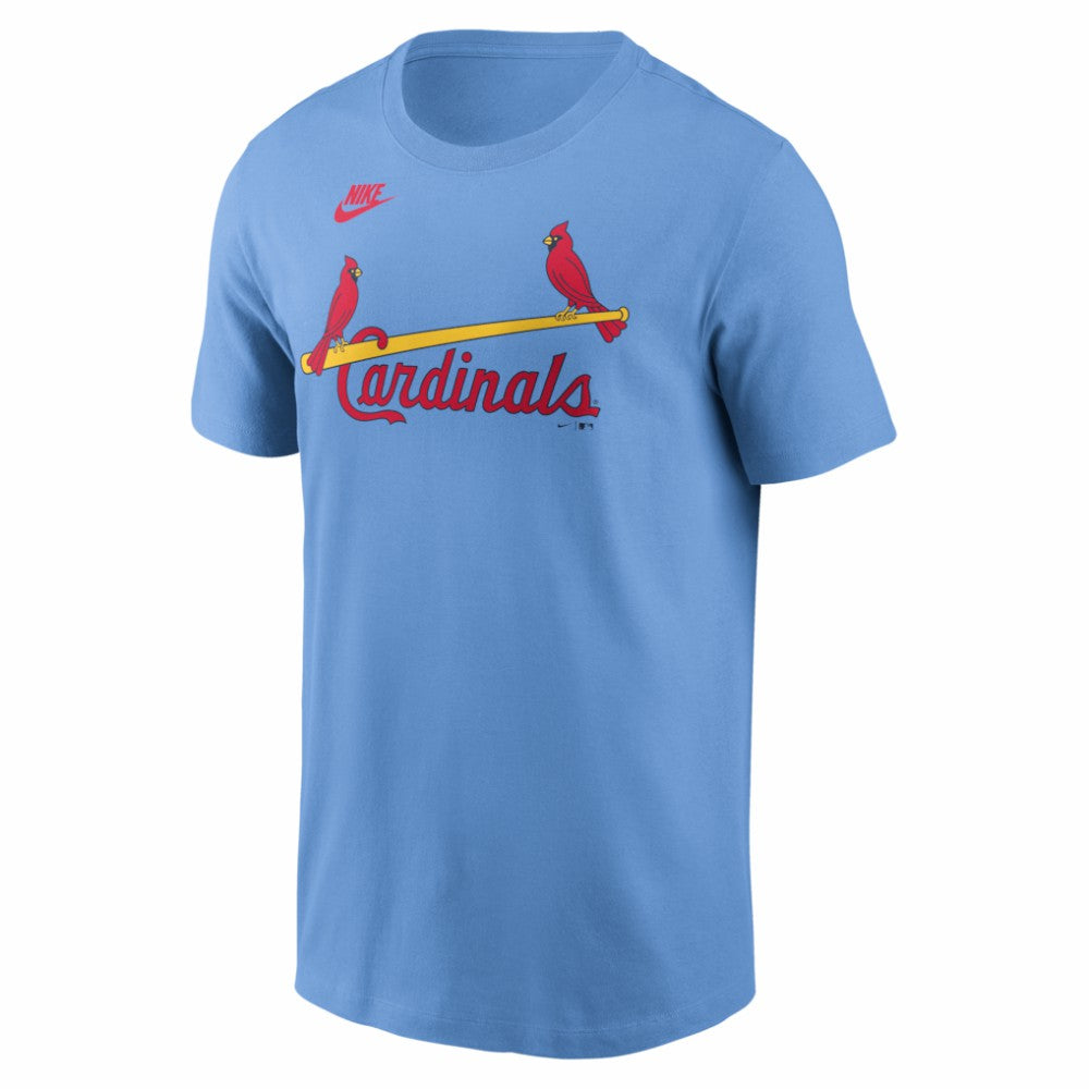 Ozzie Smith St. Louis Cardinals Nike Cooperstown Collection Name & Number T-Shirt - Light Blue - Nike Lifestyle