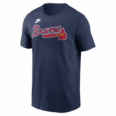 Chipper Jones Atlanta Braves Nike Cooperstown Collection Name & Number T-Shirt - Navy - Nike Online