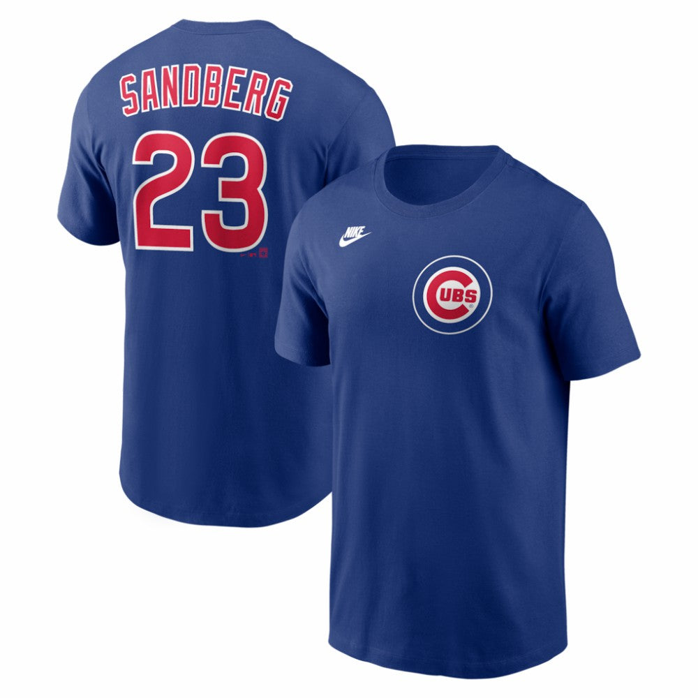 Ryne Sandberg Chicago Cubs Nike Cooperstown Collection Name & Number T-Shirt - Royal - Nike Online