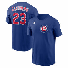 Ryne Sandberg Chicago Cubs Nike Cooperstown Collection Name & Number T-Shirt - Royal - Nike Online