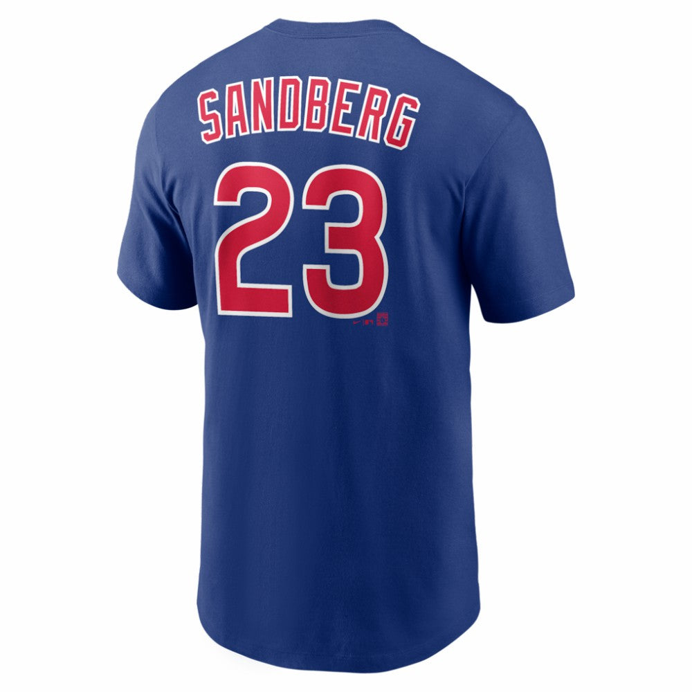 Ryne Sandberg Chicago Cubs Nike Cooperstown Collection Name & Number T-Shirt - Royal - Nike Online