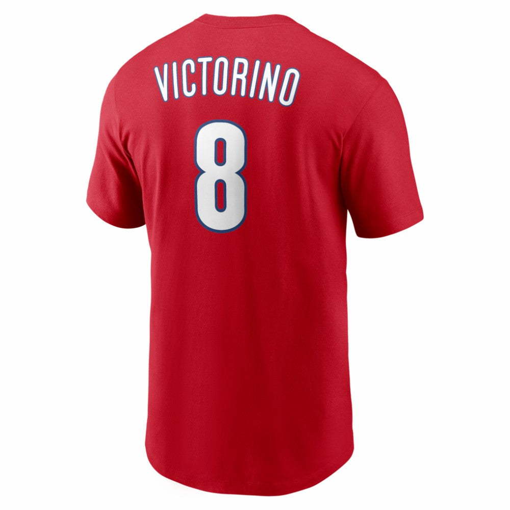 Shane Victorino Philadelphia Phillies Nike Cooperstown Collection Name & Number T-Shirt - Red - Nike Discount