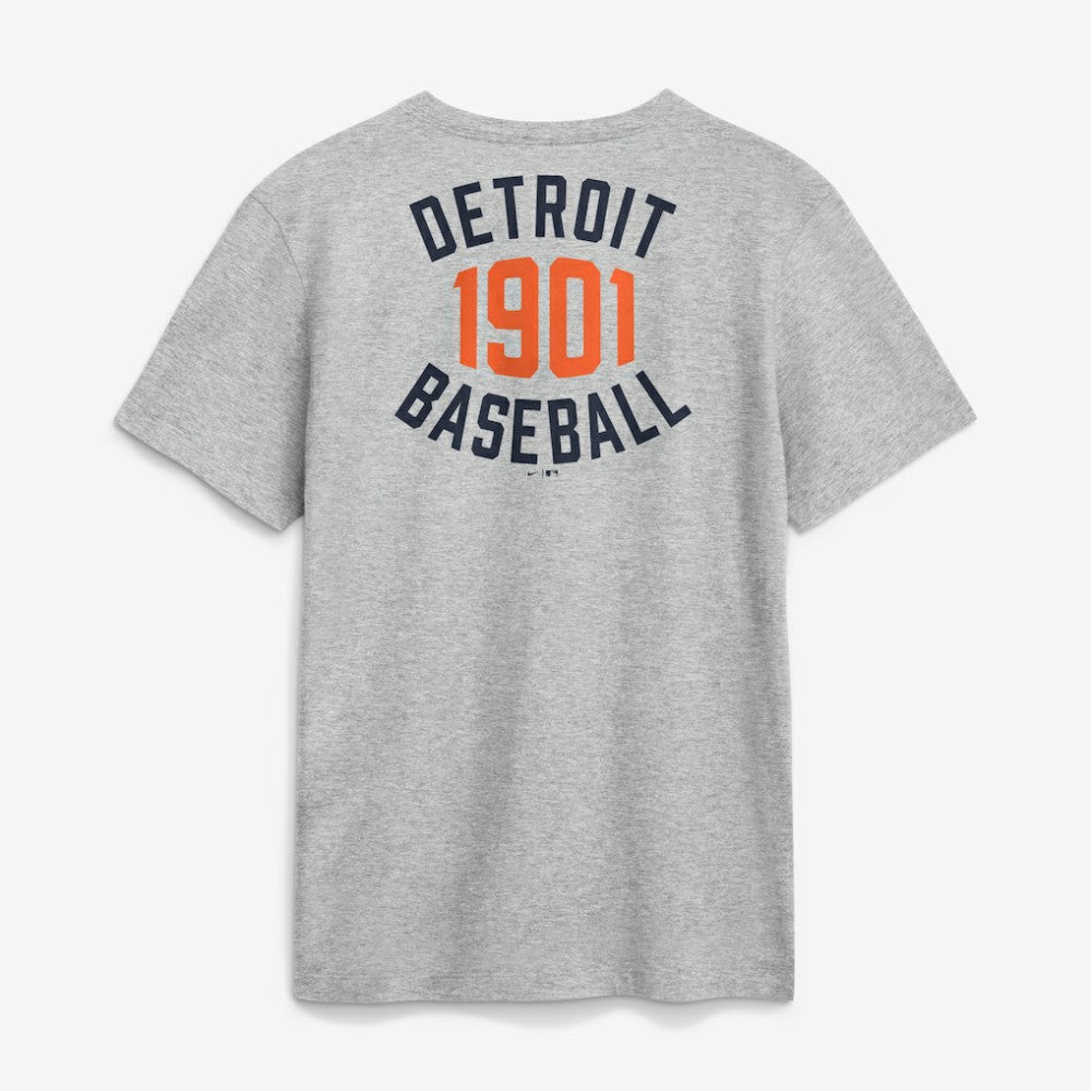 Detroit Tigers Nike Cooperstown 2-Hit T-Shirt - Heather Gray - Nike Sale