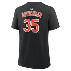 Adley Rutschman Baltimore Orioles Nike Women's Name & Number T-Shirt - Black - Nike Lifestyle