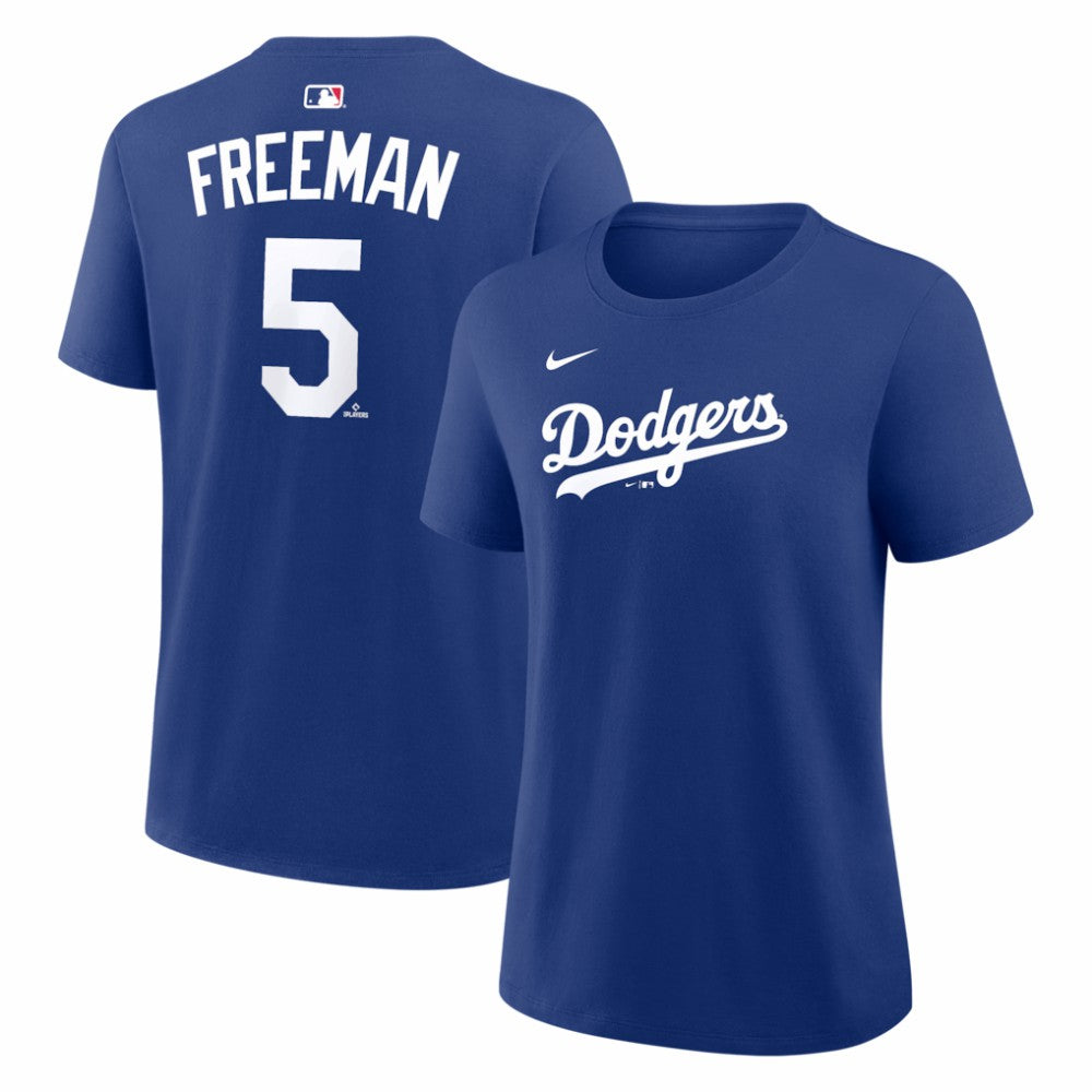 Freddie Freeman Los Angeles Dodgers Nike Women's Name & Number T-Shirt - Royal - Nike Lifestyle