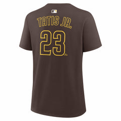Fernando Tatis Jr. San Diego Padres Nike Women's Name & Number T-Shirt - Brown - Nike Lifestyle
