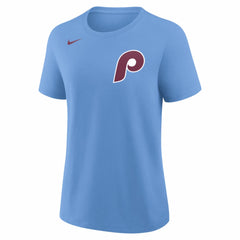 Trea Turner Philadelphia Phillies Nike Women's Name & Number T-Shirt - Light Blue - Nike on Sale