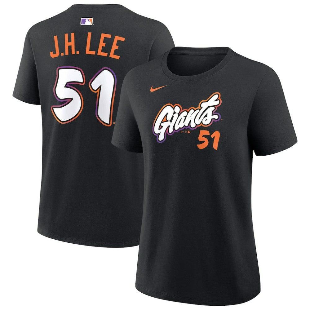 Jung Hoo Lee San Francisco Giants Nike Women's City Connect Name & Number T-Shirt - Black - Nike Lifestyle