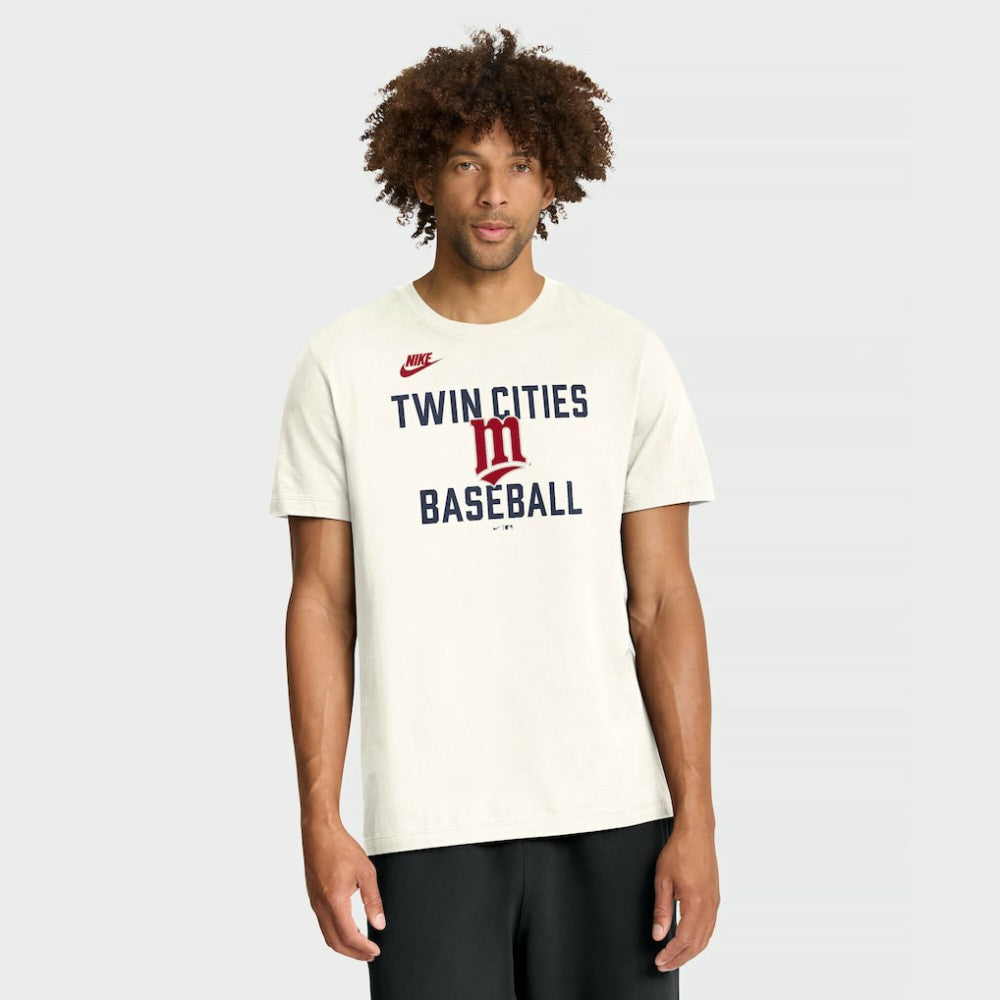 Minnesota Twins Nike Cooperstown Collection ‘70s Inspired T-Shirt - Cream - Nike Sale