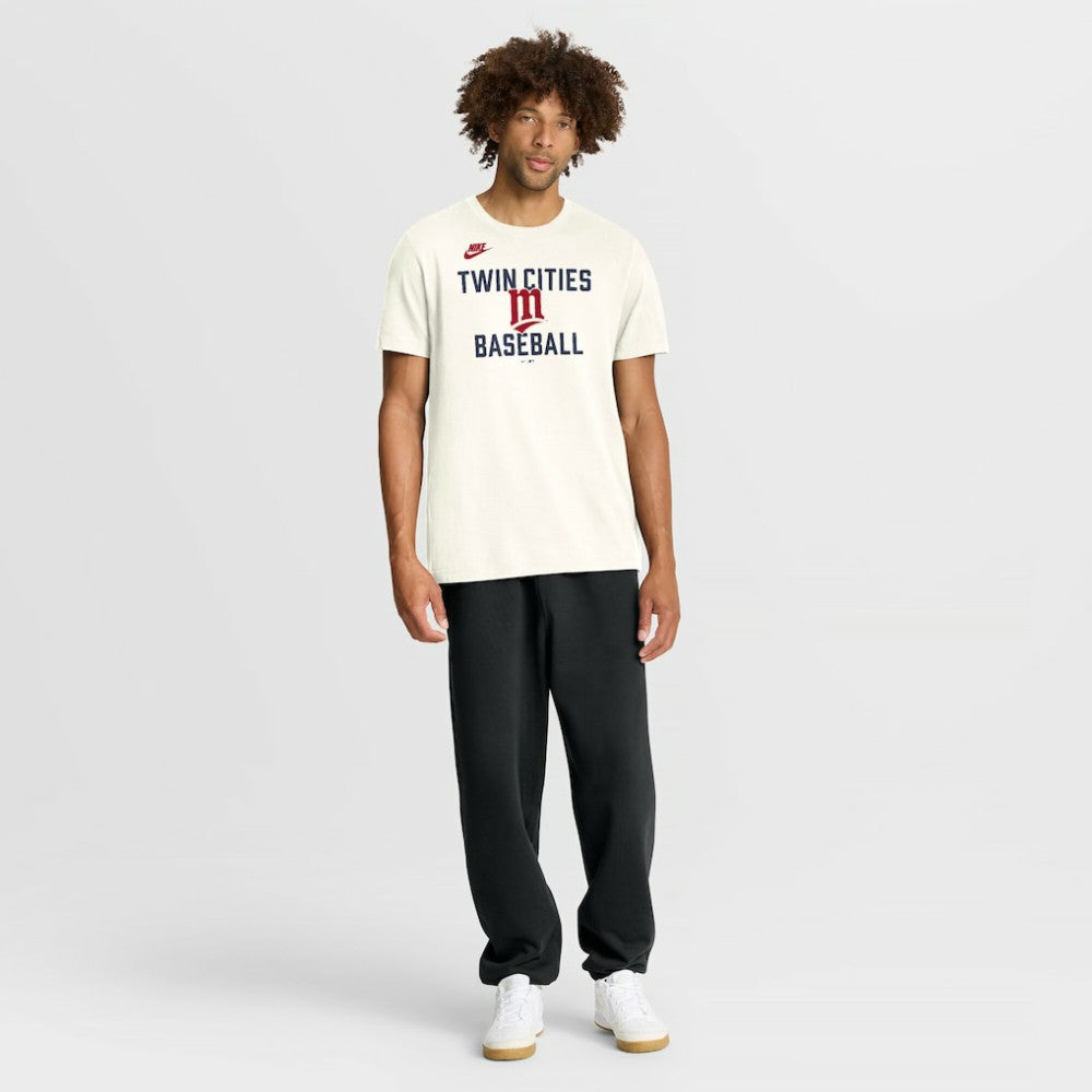 Minnesota Twins Nike Cooperstown Collection ‘70s Inspired T-Shirt - Cream - Nike Sale