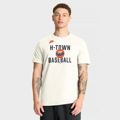 Houston Astros Nike Cooperstown Collection ‘70s-Inspired T-Shirt - Cream - Nike Discount