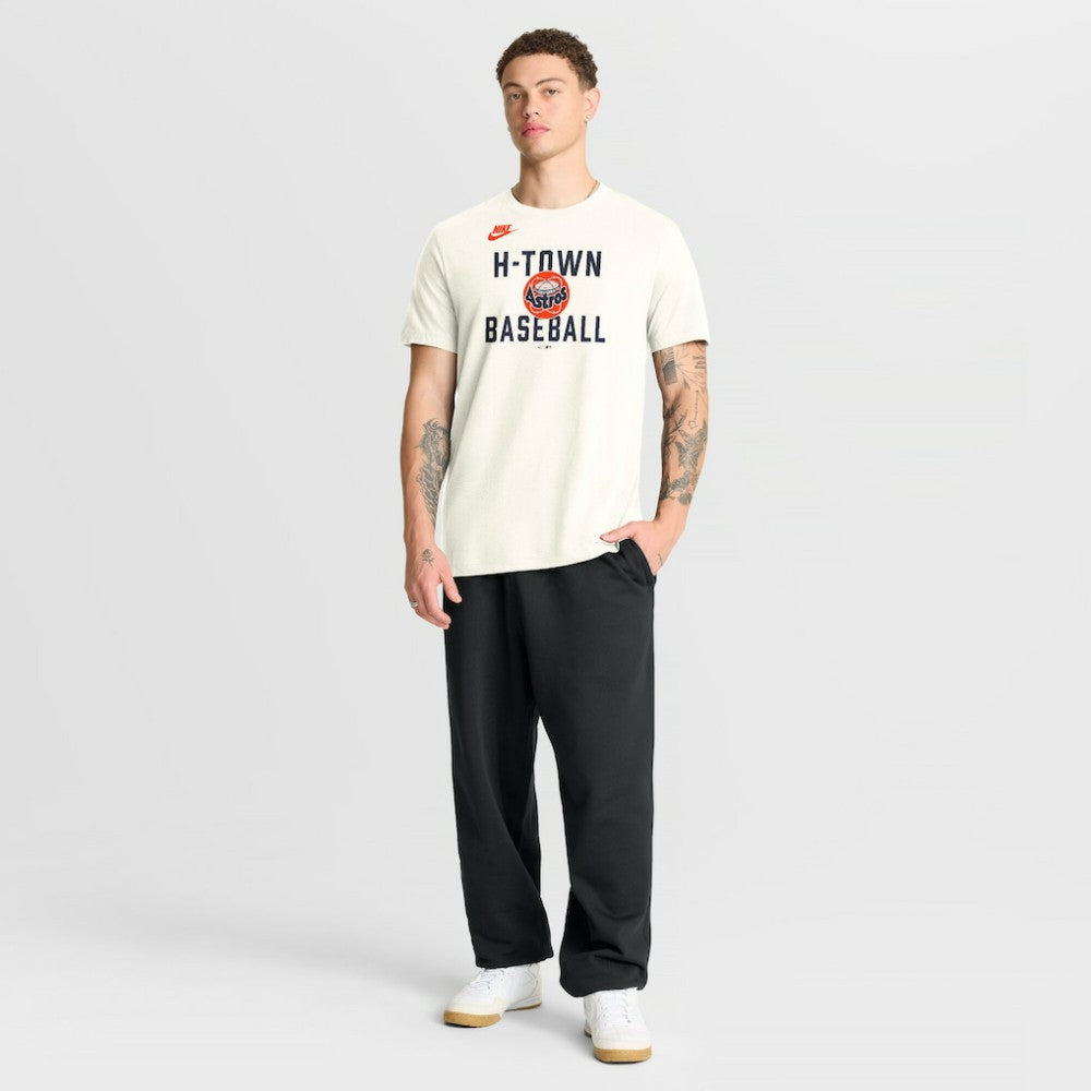 Houston Astros Nike Cooperstown Collection ‘70s-Inspired T-Shirt - Cream - Nike Discount