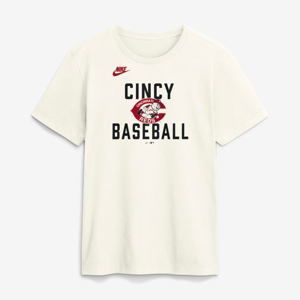 Cincinnati Reds Nike Cooperstown Collection ‘70s Inspired T-Shirt - Cream - Nike on Sale