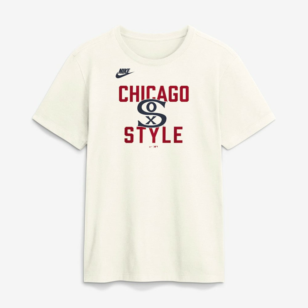 Chicago White Sox Nike Cooperstown Collection ‘70s Inspired T-Shirt - Cream - Nike Lifestyle