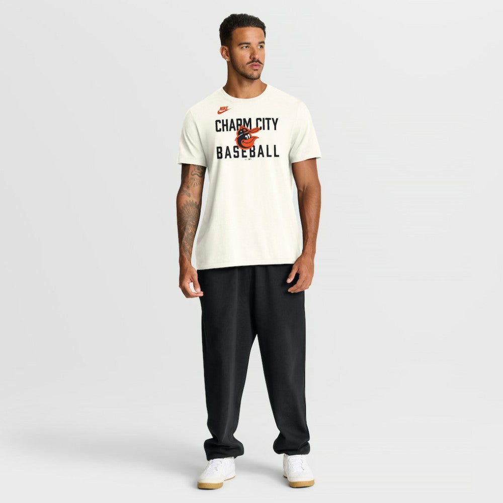 Baltimore Orioles Nike Cooperstown Collection ‘70s Inspired T-Shirt - Cream - Nike Discount