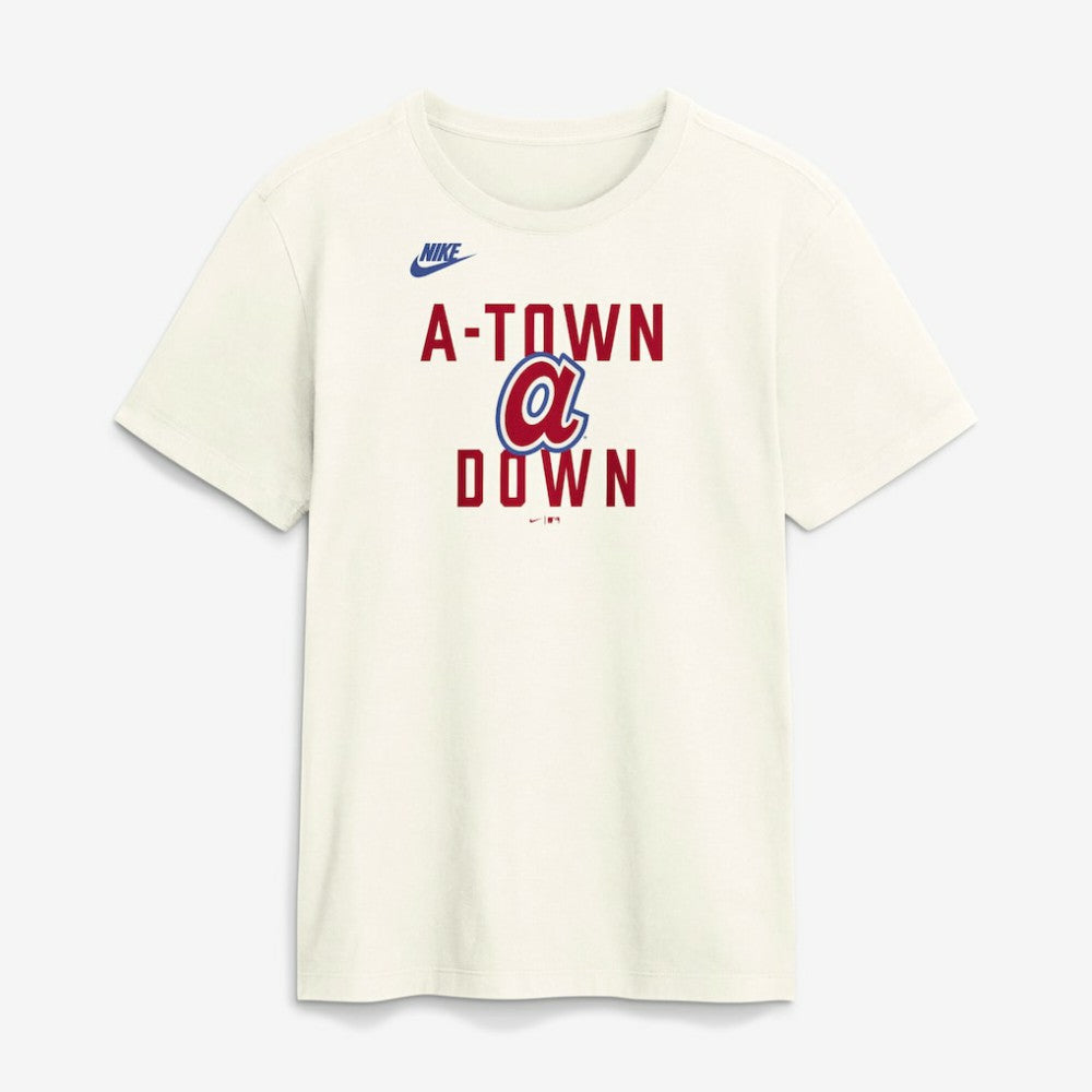 Atlanta Braves Nike Cooperstown Collection ‘70s Inspired T-Shirt - Cream - Nike on Sale
