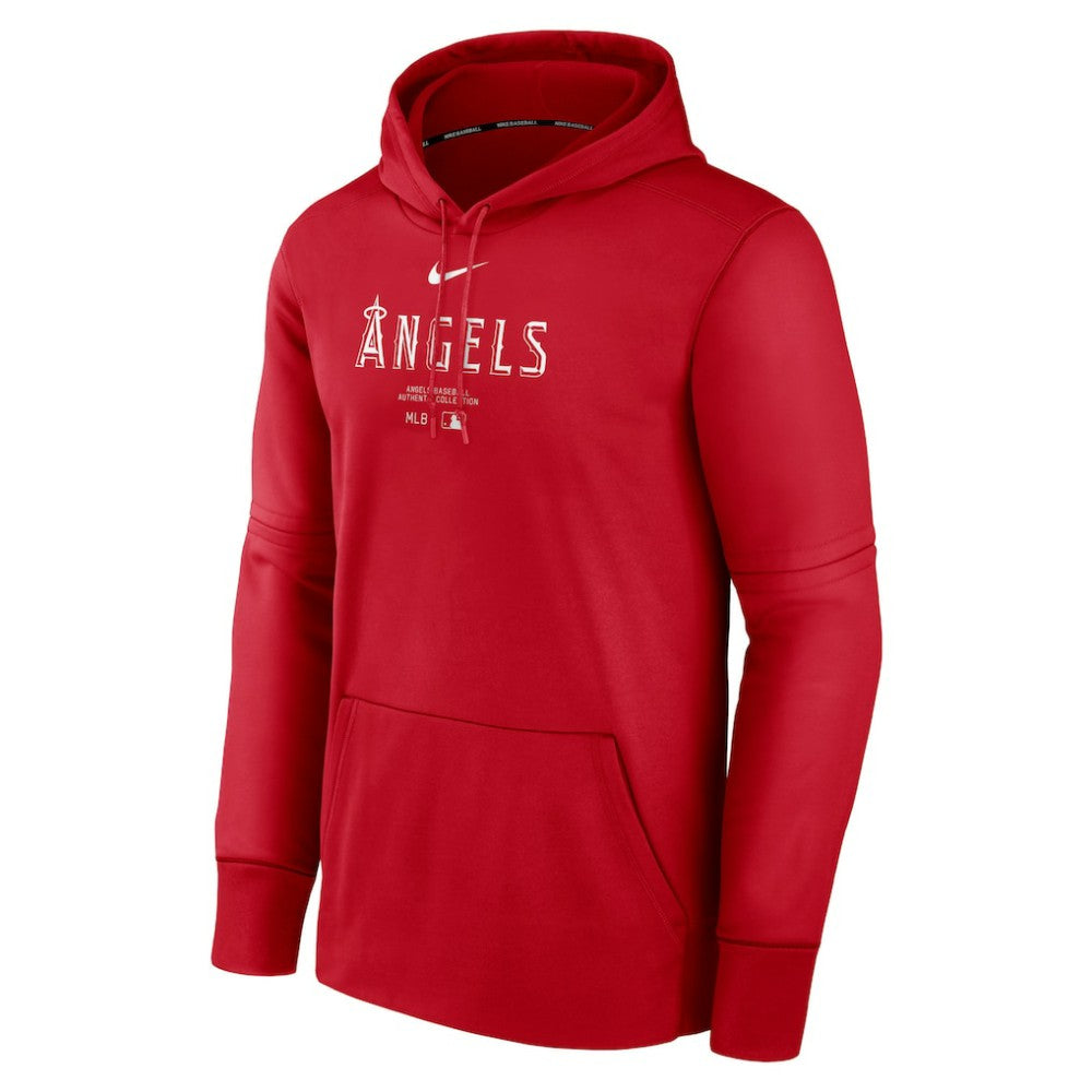 Los Angeles Angels Nike Authentic Collection Practice Performance Pullover Hoodie - Red - Nike Online
