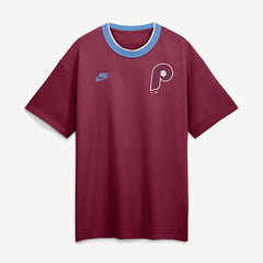 Philadelphia Phillies Nike Cooperstown Collection Ringer T-Shirt - Burgundy - Nike Lifestyle